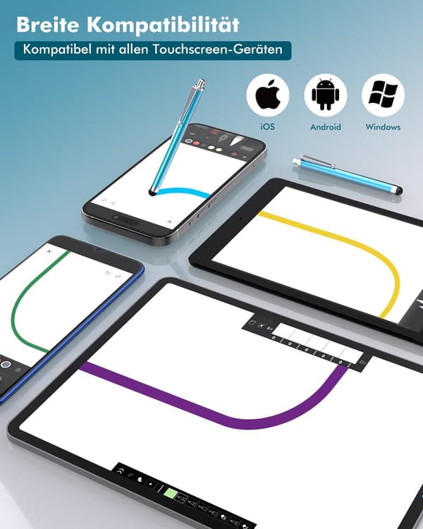 10 stk. tablet-styluspenne touchpen til mobiltelefon tablet-styluspen til tablet