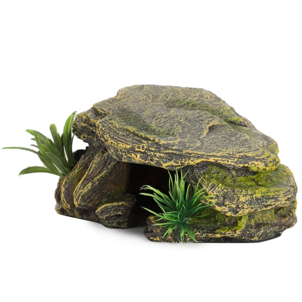Skilpadde Reptil Habitat Skjule grotter Akvarium Fisketank Amfibie Levende trygge tilfluktsrom