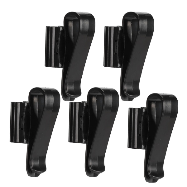 5 stk/sett Aquarium Fish Tank Vannrør Festeklips Vannbytteverktøyholder Clip Clamp Black