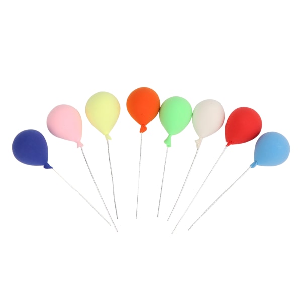 8 stk Dekorativ ballong 1:12 Dukkehus Hageharpiksballong til dekorasjon