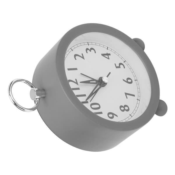 Cirkulär väckarklocka - Tbest - Plastmodell - Batteridriven - Tyst visare - 10 cm