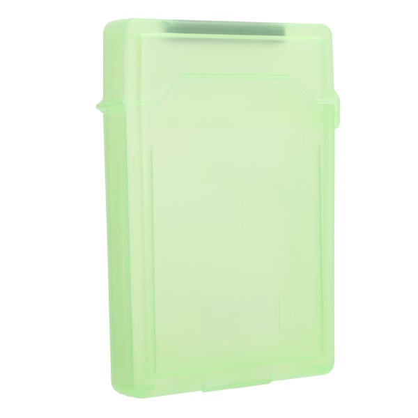 2,5-tums hårddiskförvaringsbox ABS-material HDd SSD Dammtätt och antistatiskt case(grön)