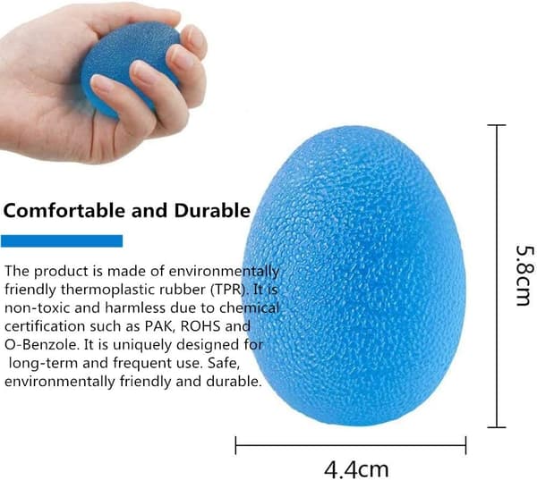 3-pack Handtränare Anti-stressboll för Handstyrka