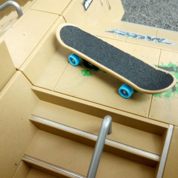 Skatepark Kit Rampdelar för Finger Skateboard Hållbara Ultimata Parker Träningsrekvisita