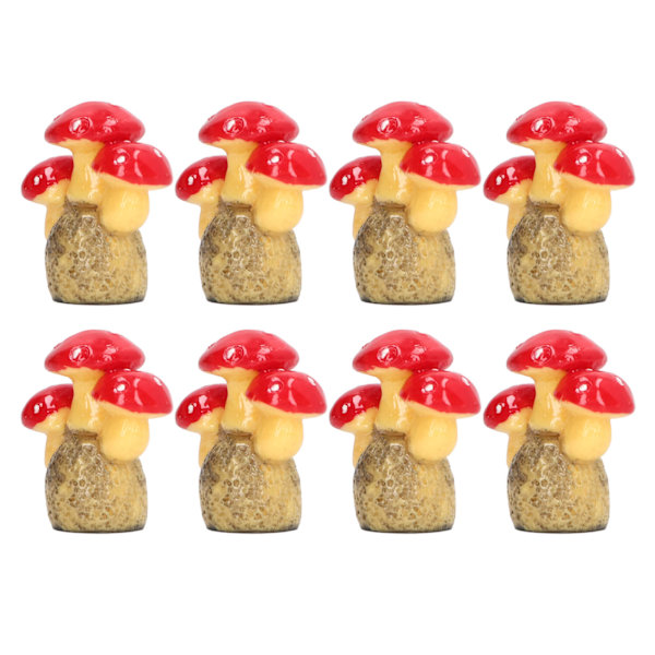 30 st 1:12 Dockhus Hartsvamp Miniatyr DIY Realistisk Bärbar Hartsvamp Ornament