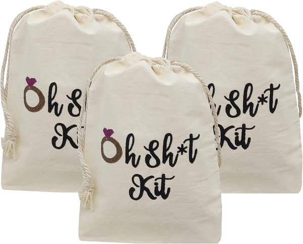 Pose med snøring, 10x15 cm, Bakis-Kit-pose, Oh SHT-Kit-pose
