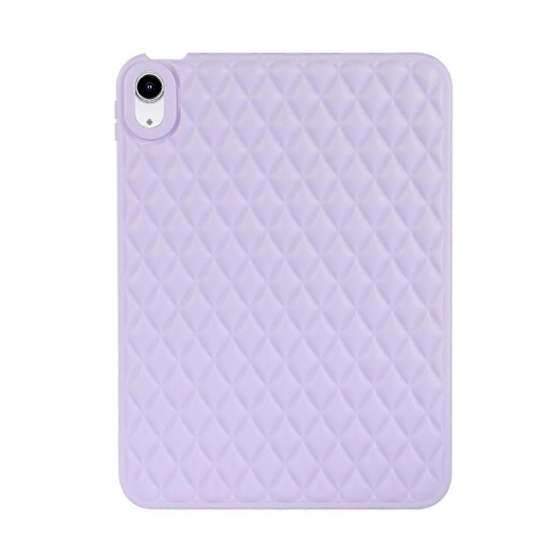 Anti-drop Protective Back Cover for iPad 10.9 (2022) Rhombus Pattern Soft TPU Tablet Case