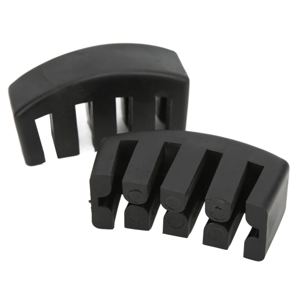 2st Violin Practice Mute Rubber Black 5 Claws Violiner Tillbehör Bibehåller ljudkvaliteten