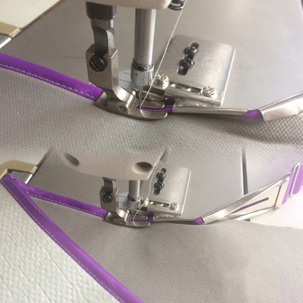 Overlock Kantebåndsfolder Kantbindingstilbehør til Industrisymaskine