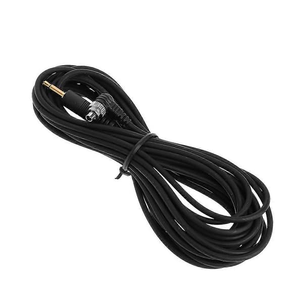 3,5 mm han til han Flash PC Sync-kabel lysudløser til studiefotografering