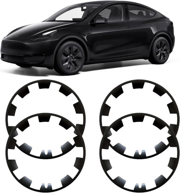 Wheel Protector Compatible with Tesla Model Y, 20 inch ABS Hubcap, 4 Pcs Rim Protector Car Cover for Model Y 20 inch