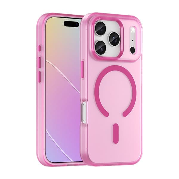 iPhone 17 Pro Cover MagSafe Hybrid Mat Pink