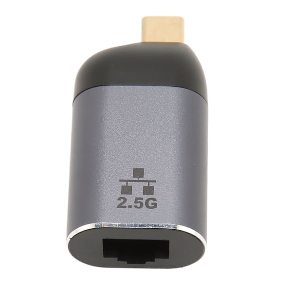 Type C til RJ45 Adapter 2500Mbps Plug and Play Aluminium Legeringsskal USB C til Ethernet Adapter til Laptop Tablet