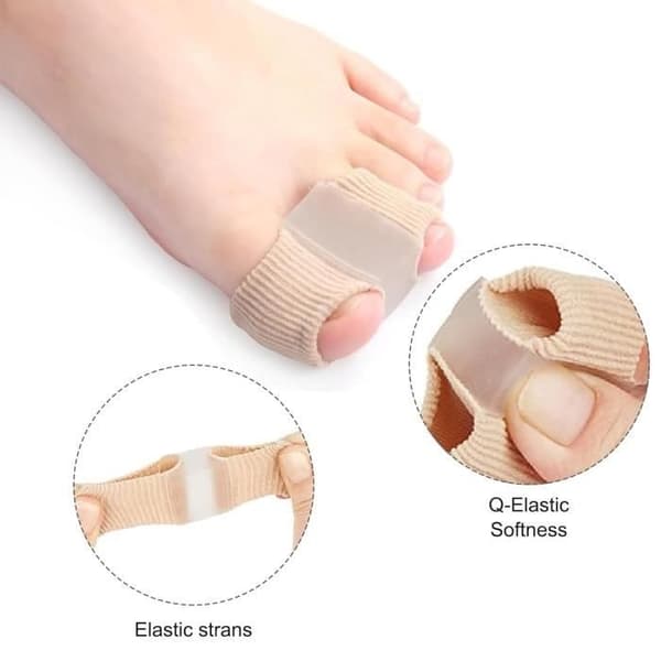 Hallux Valgus-ortose - Korrektion 2 stk. - Allergivenlig - Komfortabel - SEBS-materiale