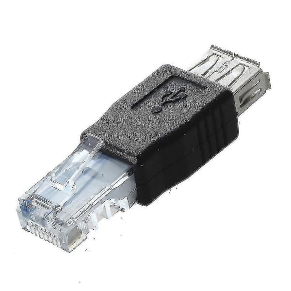 USB-hona till RJ45 8p8c-hane adapterkontakt