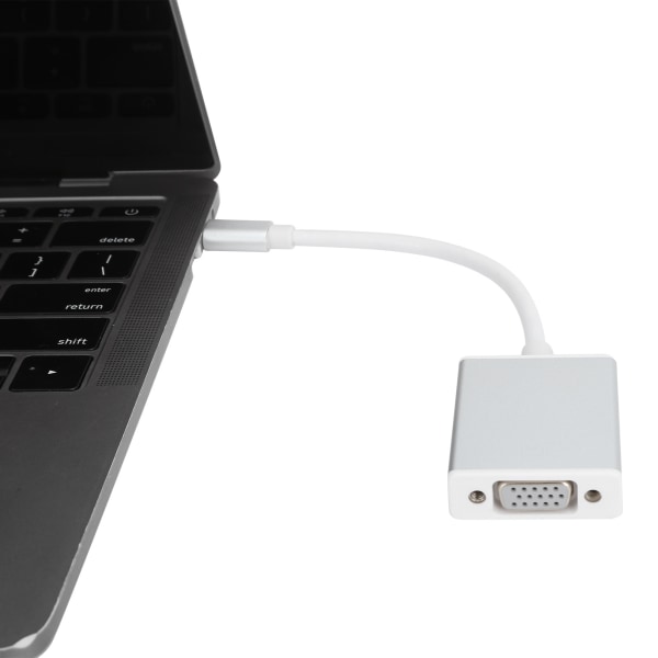 TypeC til VGA-adapterkabel for Macbook-skjerm