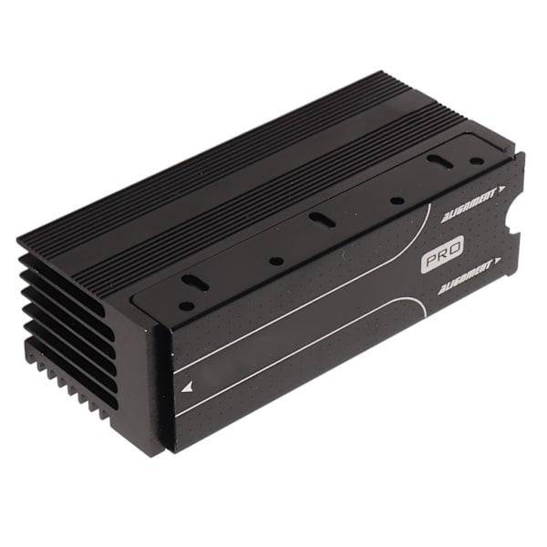 M.2 Kylare med 3 Termiska Pads Aluminiumlegering Tystgående NVME 2280 SSD-kylare SSD-radiator Svart