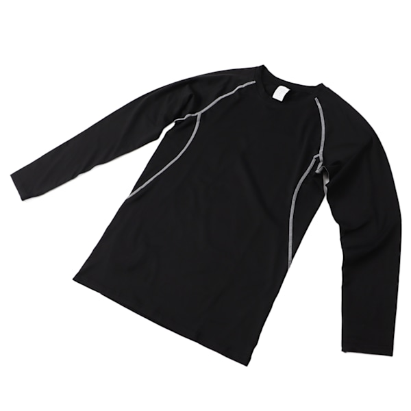 Kompressionsset för träning för män, långärmad tröja och tajta byxor, bekvämt och andningsbart sportkläder, träningsoutfit, XL