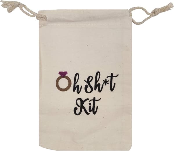 Pose med snøring, 10x15 cm, Bakis-Kit-pose, Oh SHT-Kit-pose