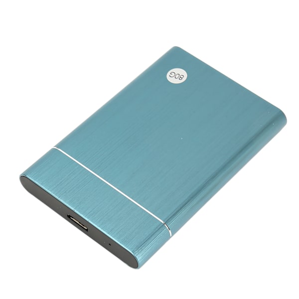2,5 tum Ultrasmal Bärbar Extern Hårddisk HDD Upp till 5 Gbps USB 3.0 Gränssnitt Mobil Hårddisk för PC Laptop Blå 80 GB