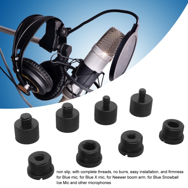 Stabil aluminiumslegering mikrofonstativadapter til kameraer og stativer