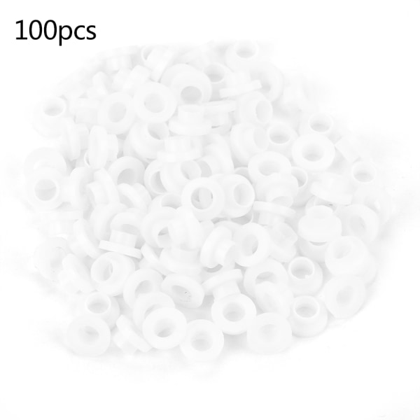 100 st isolerade plastbrickor för transistorer (TW-6)