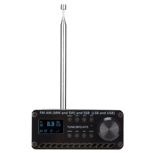 Bærbar radiomodtager fuldbåndsscanner FM AM (MW SW) SSB (LSB USB) håndholdt optager Si4732