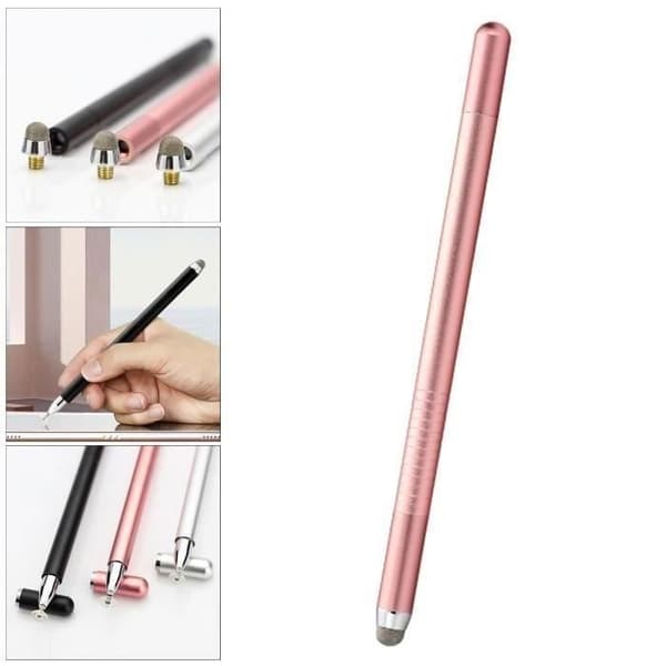 YYV touchskærm stylus pen fin spids telefon rosa guld