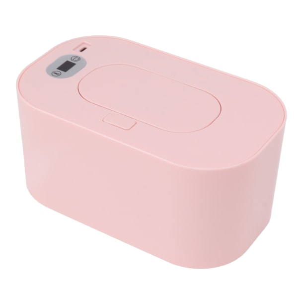 Baby Wipe Warmer USB Konstant Temperatur Bärbar Wipe Värmare Temperatur Justering Varm Hållare Dispenser 5V Rosa