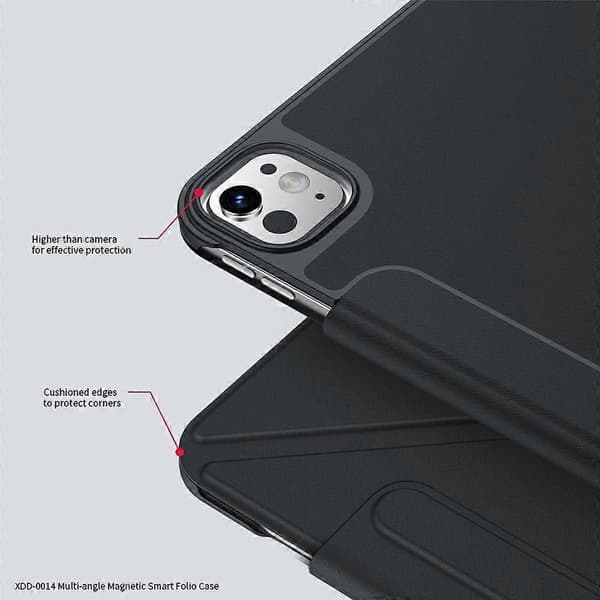 XUNDD XDD-0014 Case for iPad Pro 11 (2024) Multi-Angle Stand Smart Tablet Cover with Pen Holder