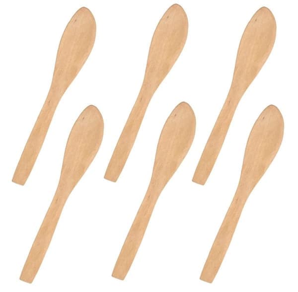 6-pak træsmørknive - smørkniv