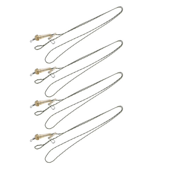 Fiskeutstyr Leadcore Carp Leaders Utskiftbare Hybrid Camo Leadcore Leaders for Fiske 3-delt Sub Line