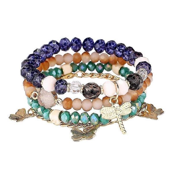 Bøhmiske Håndlavede Wrap Armbånd Multilagsarmbånd Kvinder