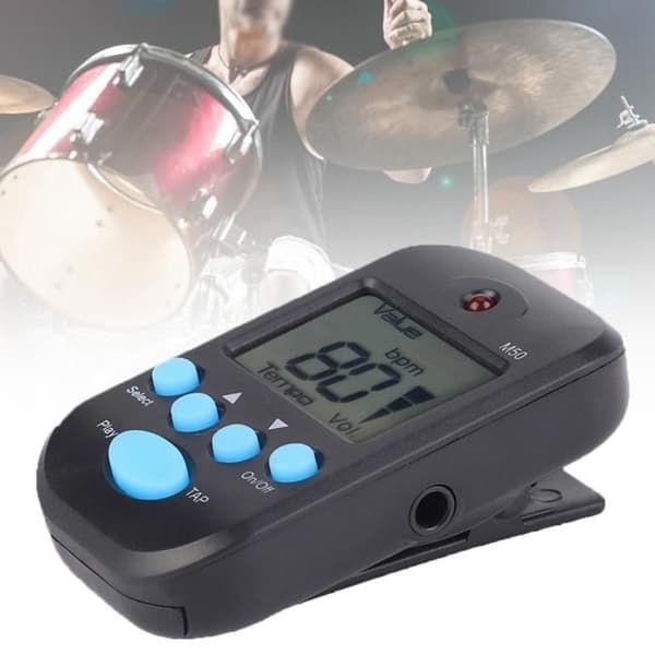 OMABETA Mini Digital Metronom LCD M50, Tempobeat, Musiktillbehör för elektronisk metronom