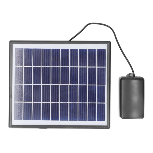 10V 6W DC Mikro Solcelle Dam Pumpe Justerbar Solcelle Panel Fontene Luftpumpe Kit med Boble Stein