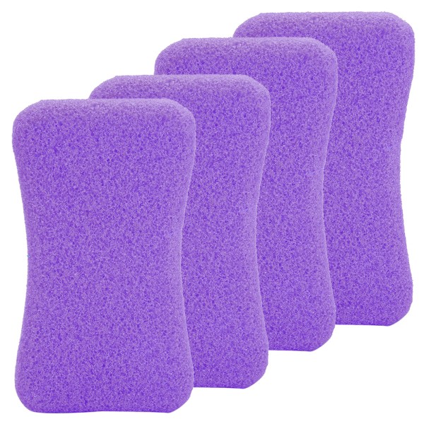 4 kpl Callus Exfoliate Stone Feet Care Hohkakivi Jalkojen kova iho Poista pedikyyri Scrubber Purple