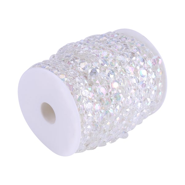 30m Akryl Kristall-ähnliche Perlenvorhang Hochzeit Geburtstagsfeier Dekorationen DIY Handwerk #2