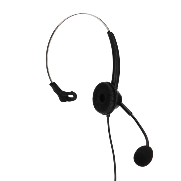 H360-PC PC Monaural Headset Johdollinen yksikorvainen kuulokemikrofoni, jossa 3-osainen kaksinkertainen 3,5 mm:n pistoke ja melua vaimentava mikrofoni
