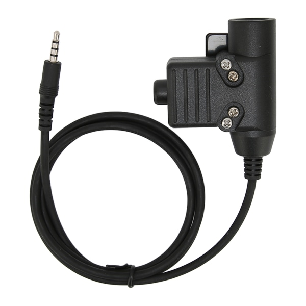 U94 PTT-adapter Headset Kabelstik PTT Walkie Talkie-stik til 3,5 mm mobiltelefon