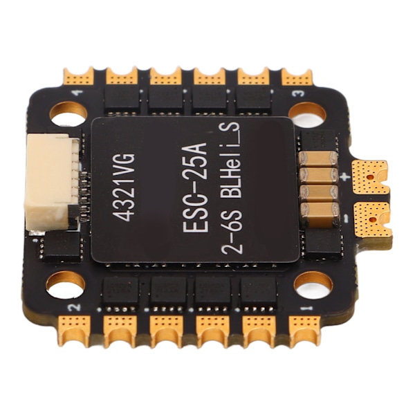HAKRC 25A RC Quadcopter Hastighetsregulator PCB 4 i 1 Drone ESC for FPV Flymaskin Svart