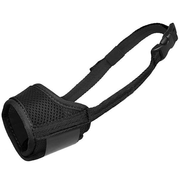 Dog Muzzle, Soft Nylon Muzzle Anti-biting Barking Chewing, Airy Mesh Breathable Drinkable Adjustable Loop Pet Muzzle M