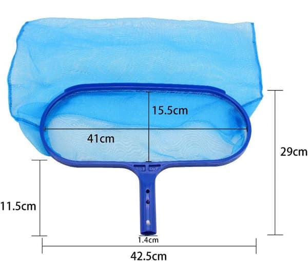 Poolnet til blade, blåt poolrensningsnet, poolskimmernet finmasket, poolnet - poolrensningsværktøj, poolnet bladfanger SZ2 SZ2