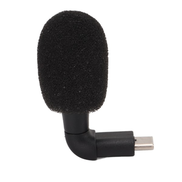 Tyypin C pistoke Älypuhelin Video Minimikrofoni Matkapuhelin Omnisuuntainen korkea herkkyys 90° kulma Plug and Play -mikrofoni