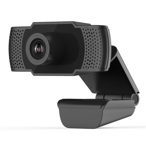 Webcam 1080p Sort Computer Kontor Kamera Indbygget Mikrofon Gratis Driver USB X22