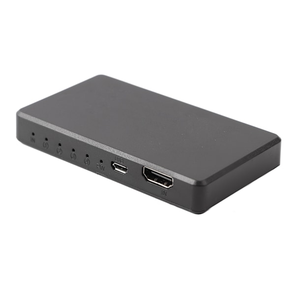 4K HD Multimedia Interface Splitter 1x4 1 inn 4 ut HD Multimedia Interface Extender for PC-projektorer Svart