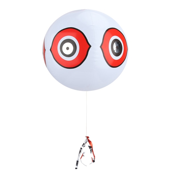 Terror Uppblåsbar Fågelskrämma Ballong Fågelavvisande Predator Ballong (Vit)