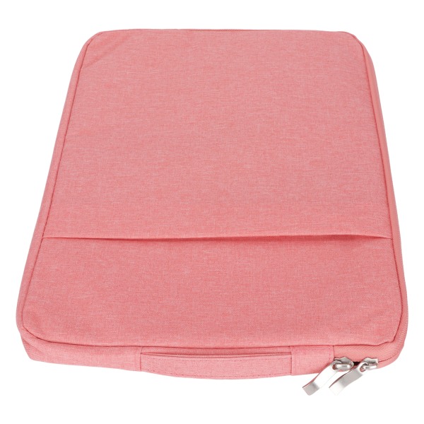 Laptop Sleeve 15.6in 39x29x2cm Dobbeltlagsdesign Polyester Laptop Taske til OS Laptop Pro til HP til Dell Pink