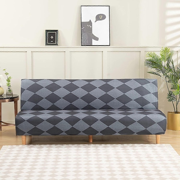 Sofaovertræk uden armlæn til sovesofa uden armlæn, 190-210 cm