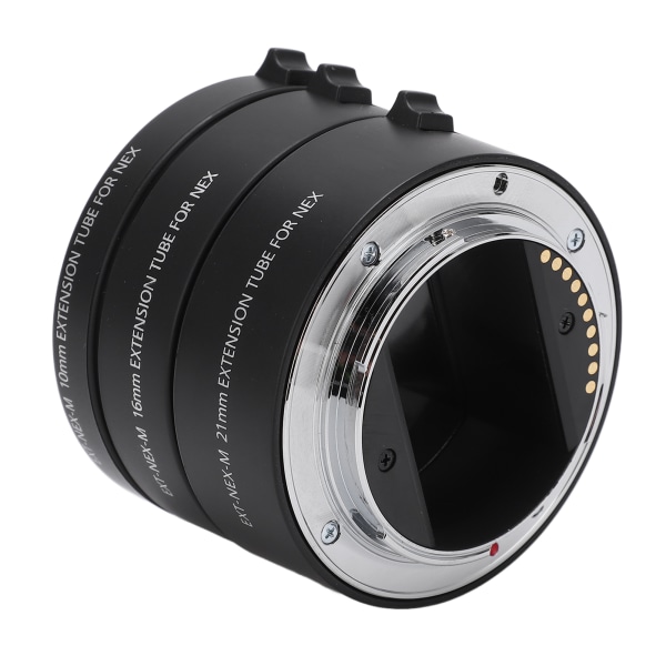 Autofokus Makro Forlengelsesrør Adapterring 10mm 16mm 21mm for Sony E Mount-objektiver