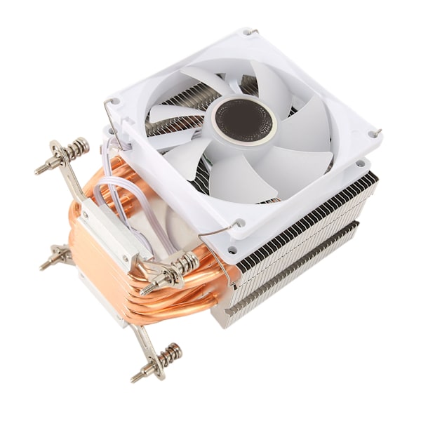 9CM CPU-kylare 6 Kopparvärmepipor Färgglada Ljuseffekter Tyst 3-polig Dator CPU-kylfläktar för 775 1150 1151 1155